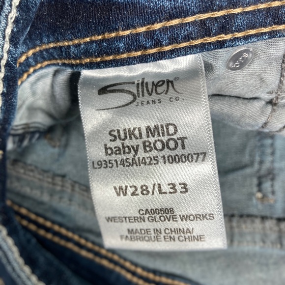 Silver Jeans | Suki Mid Baby Boot - W28/L32, Medium Wash - Picture 8 of 10